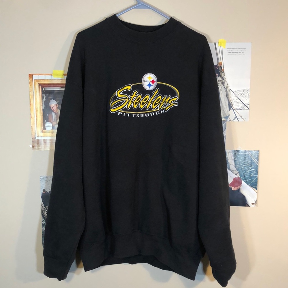 Vintage 90s Steelers Sweatshirt- Crewneck.